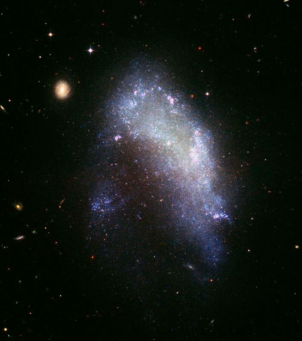 NGC 1427A: Galaxy in Motion