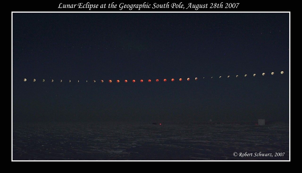 South Pole Lunar Eclipse
