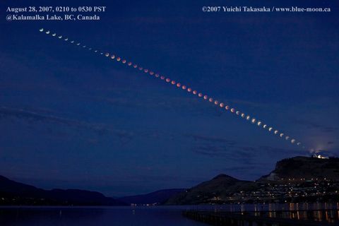 Kalamalka Lake Eclipse