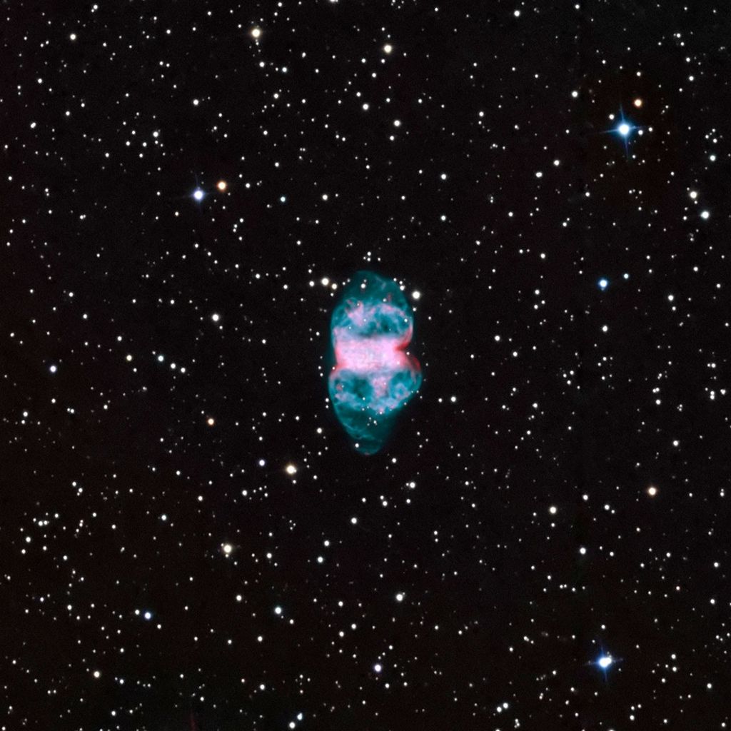 APOD: 2008 November 21 – M76 Above and Below