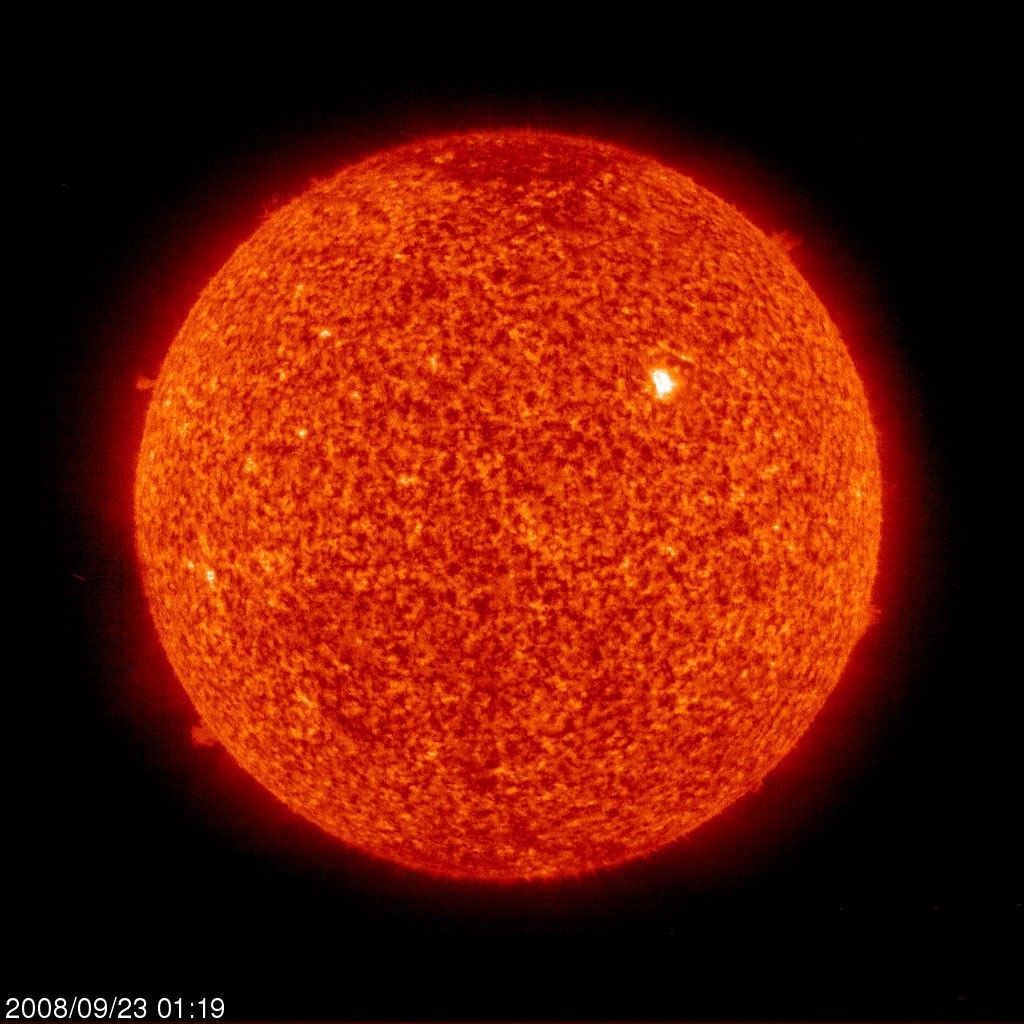 APOD: 2008 September 24 – Active Region 1002 on an Unusually Quiet Sun