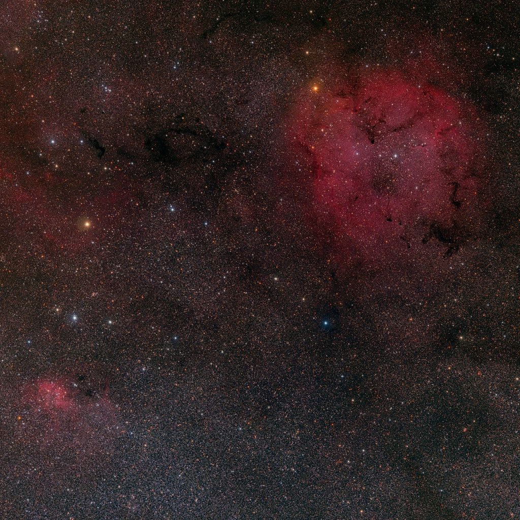 APOD: 2009 August 19 – IC 1396 and Surrounding Starfield