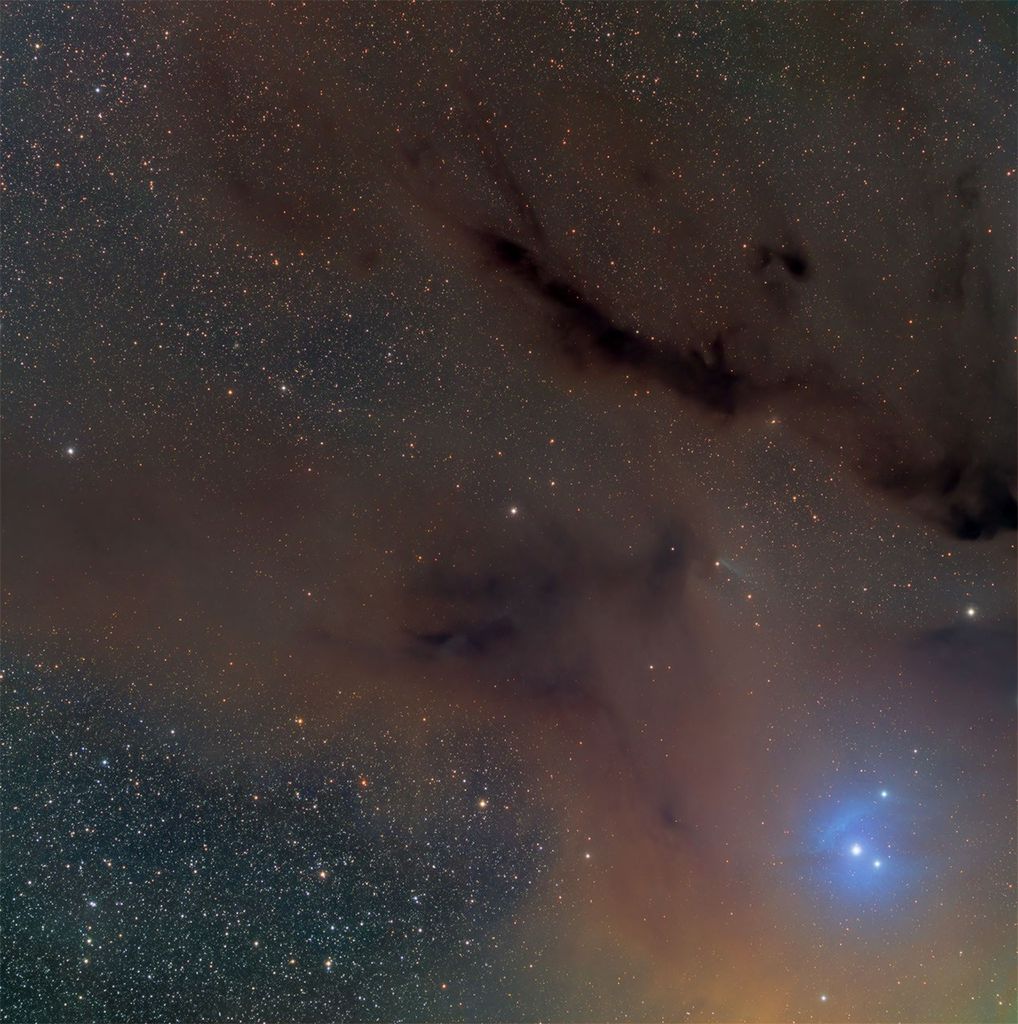 APOD: 2009 June 15 – Streaming Dark Nebulas near B44