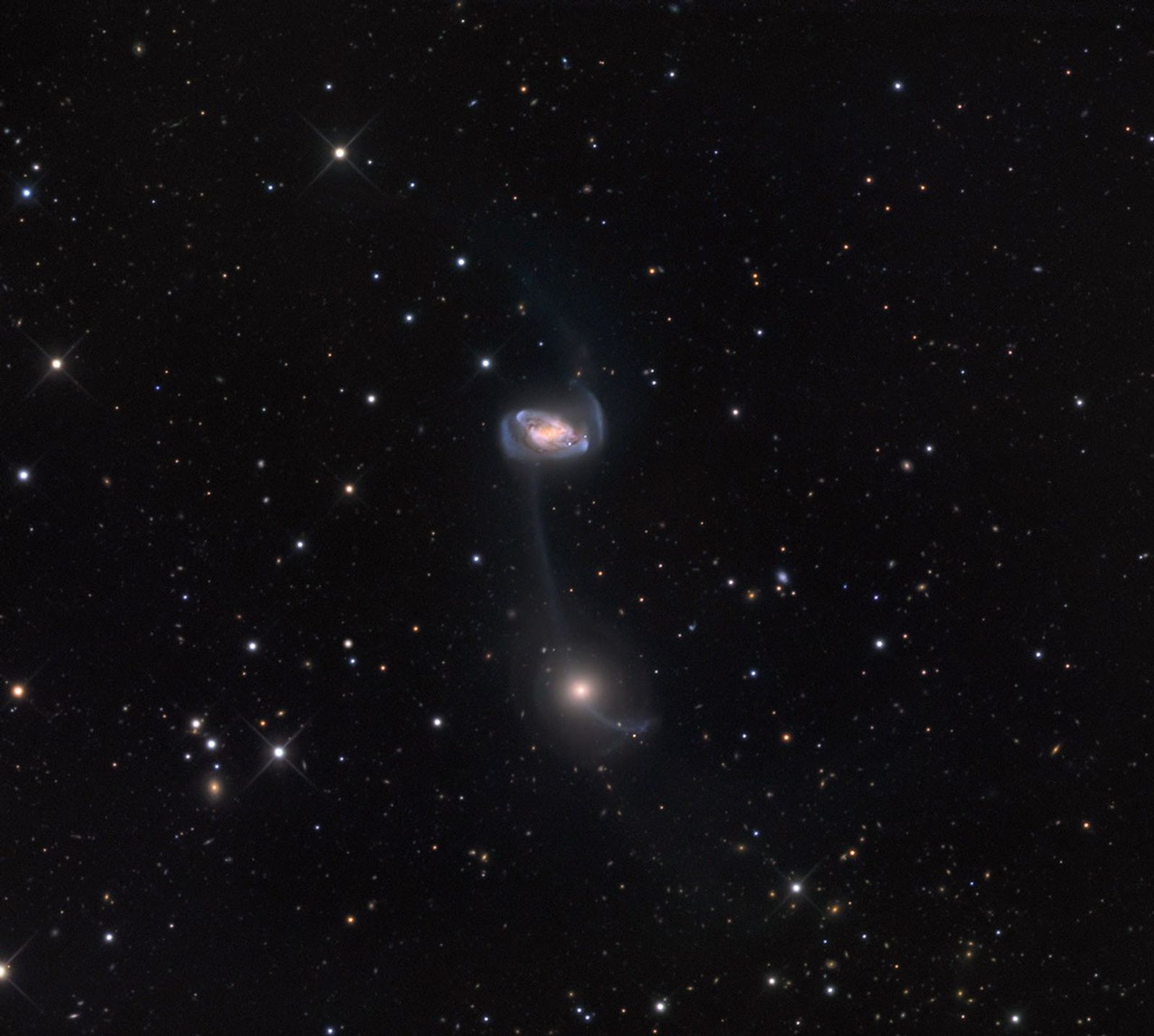 Galaxies on a String