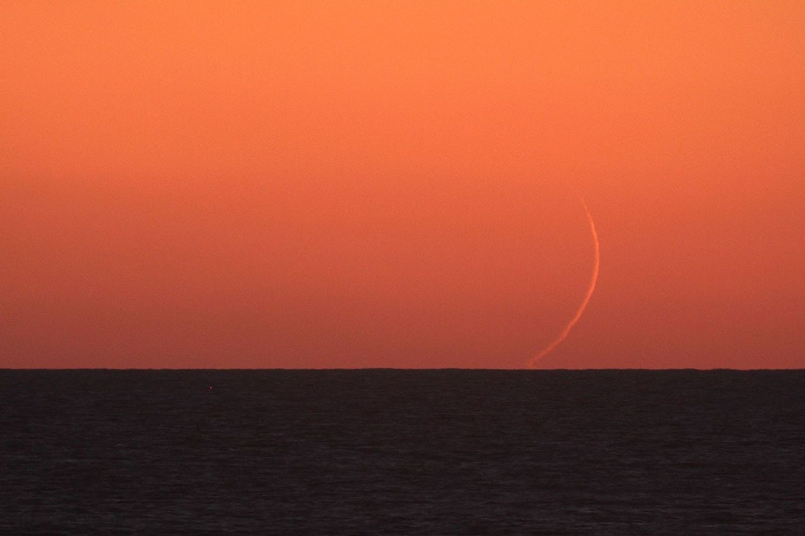 Moonset from Taiwan