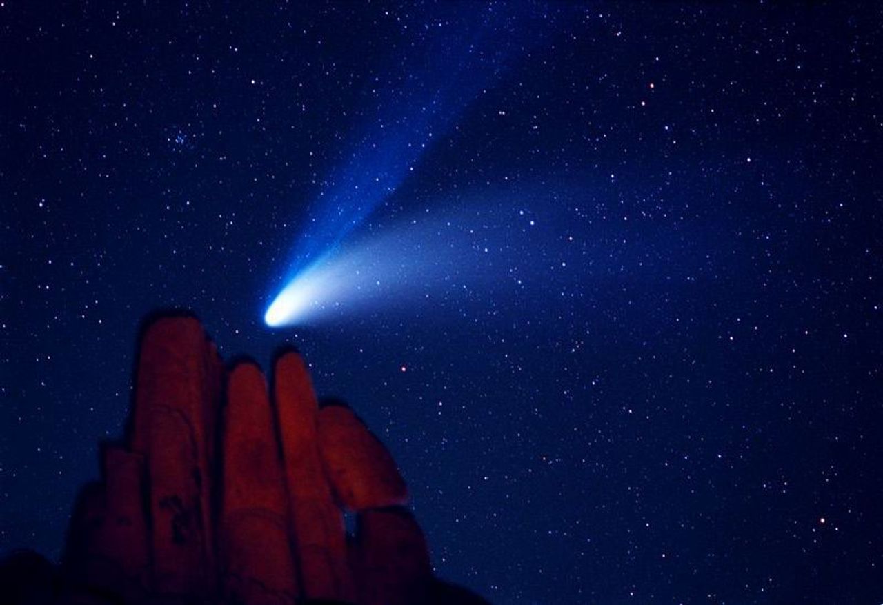 Comet Hale-Bopp Over Indian Cove
