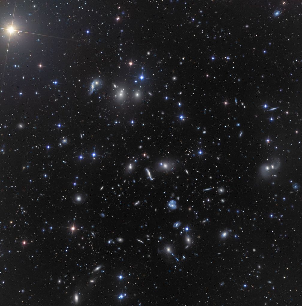 APOD: 2014 June 25 – The Hercules Cluster of Galaxies