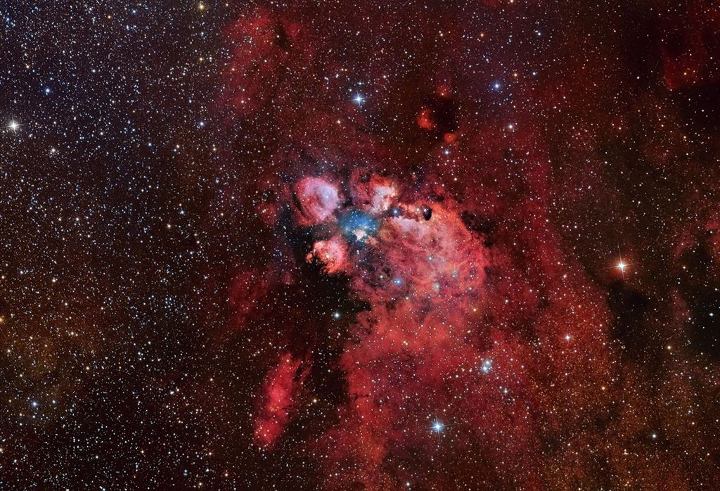 APOD: 2014 June 18 – NGC 6334: The Cat’s Paw Nebula