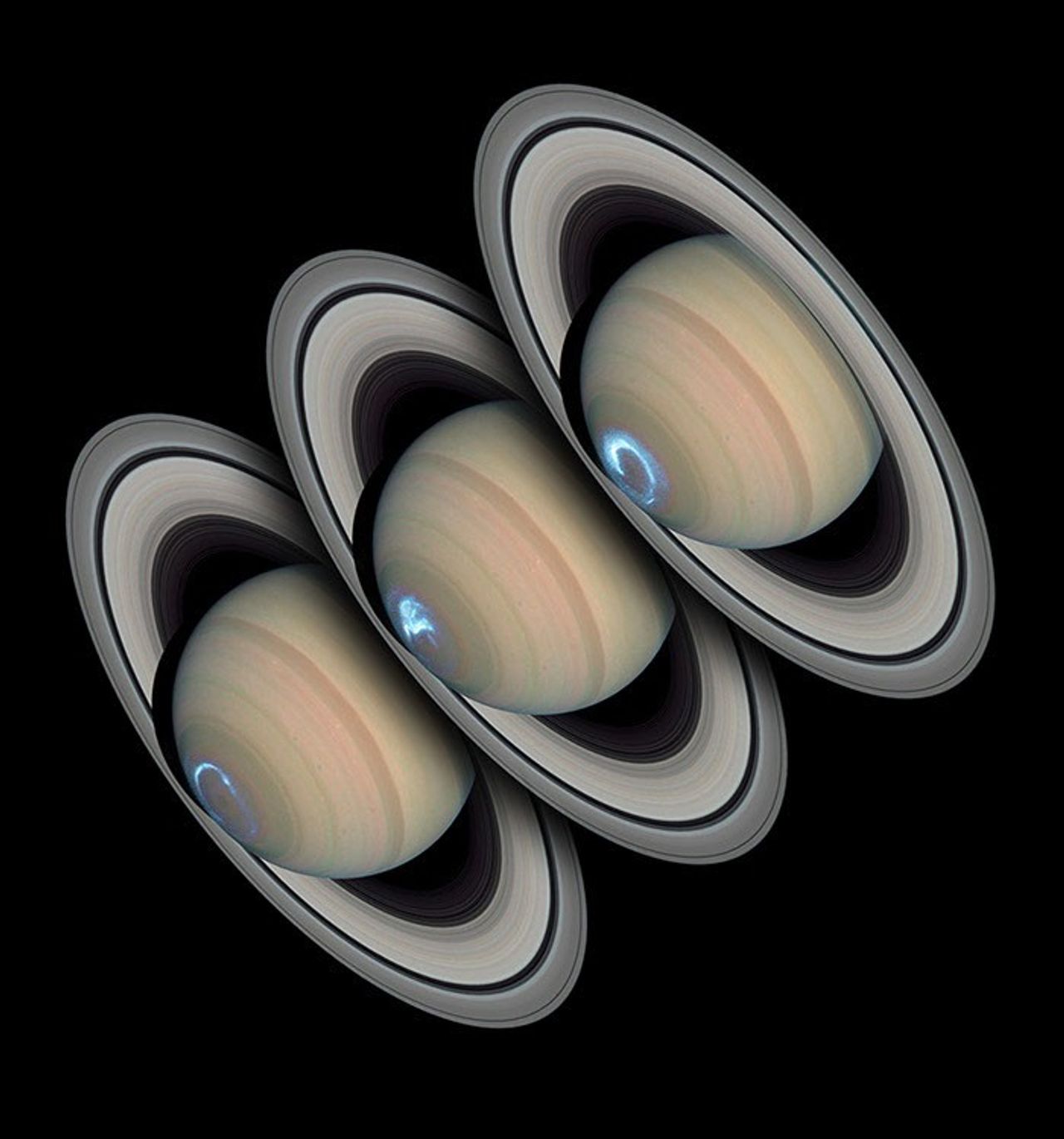 Persistent Saturnian Auroras