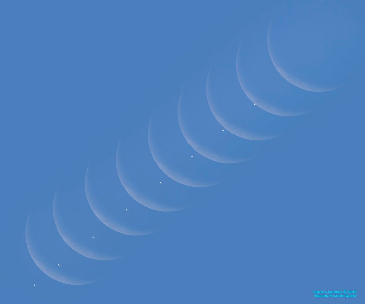 Daytime Moon Meets Morning Star