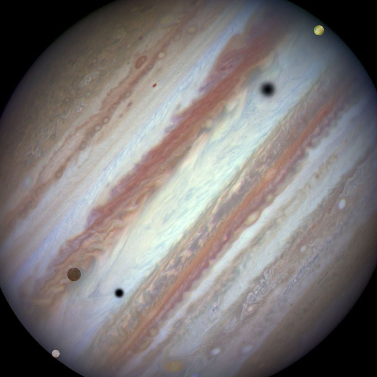 Jupiter Triple-Moon Conjunction