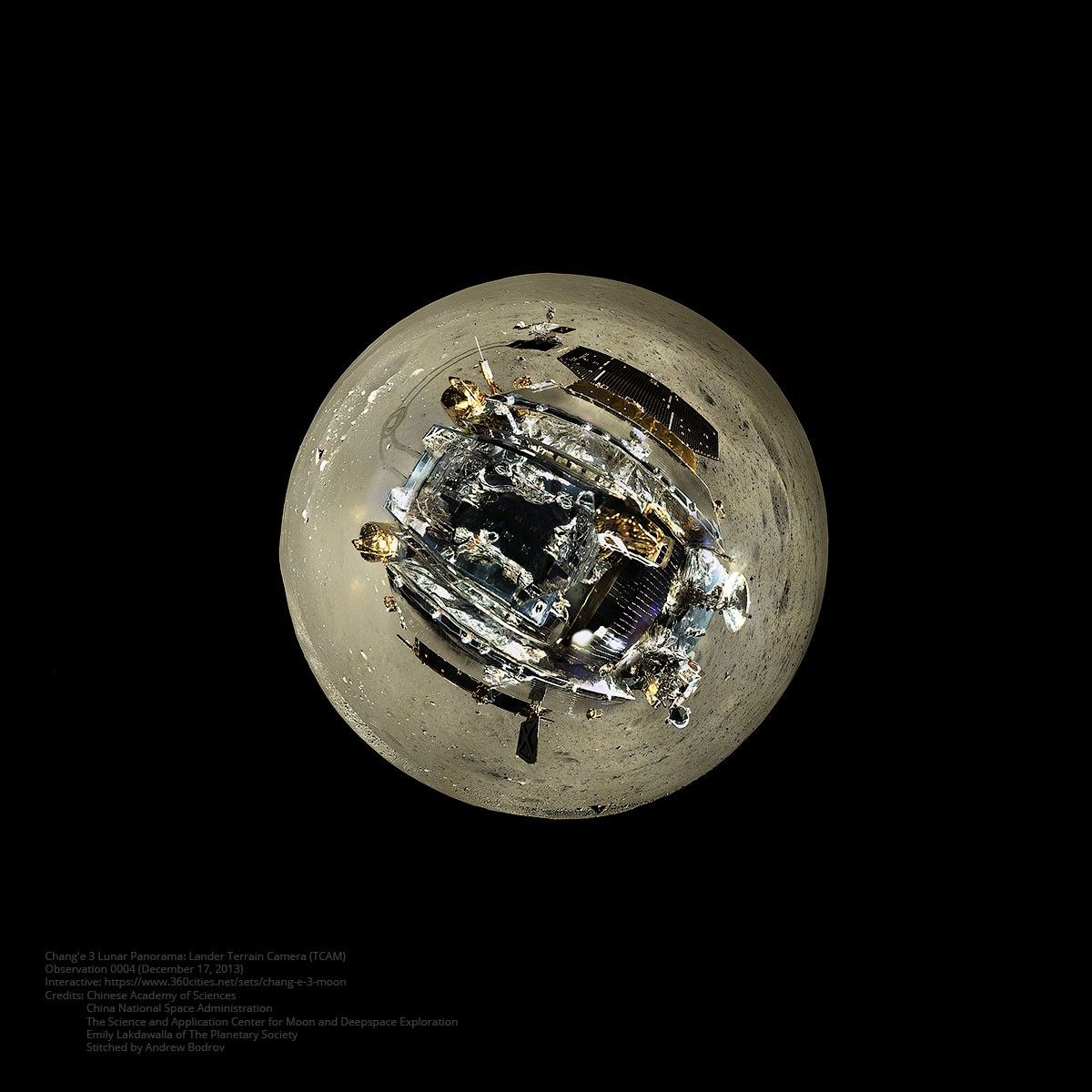 Yutu on a Little Planet