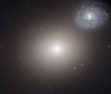 Elliptical M60, Spiral NGC 4647