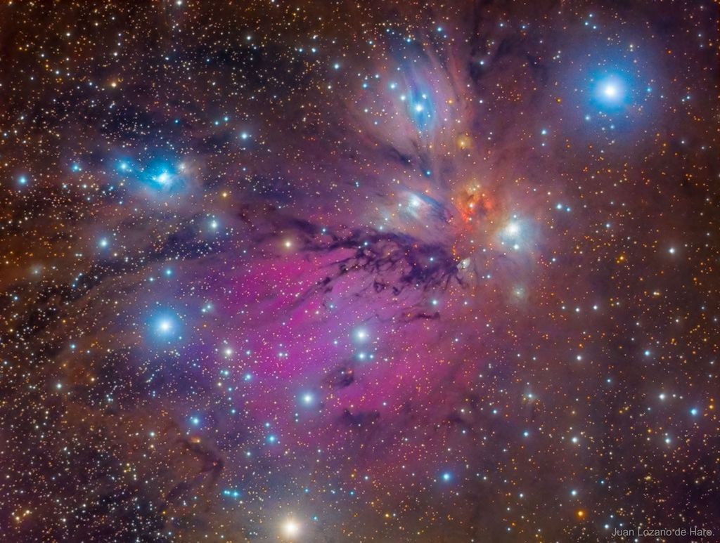 APOD: 2019 August 26 – NGC 2170: Angel Nebula Still Life