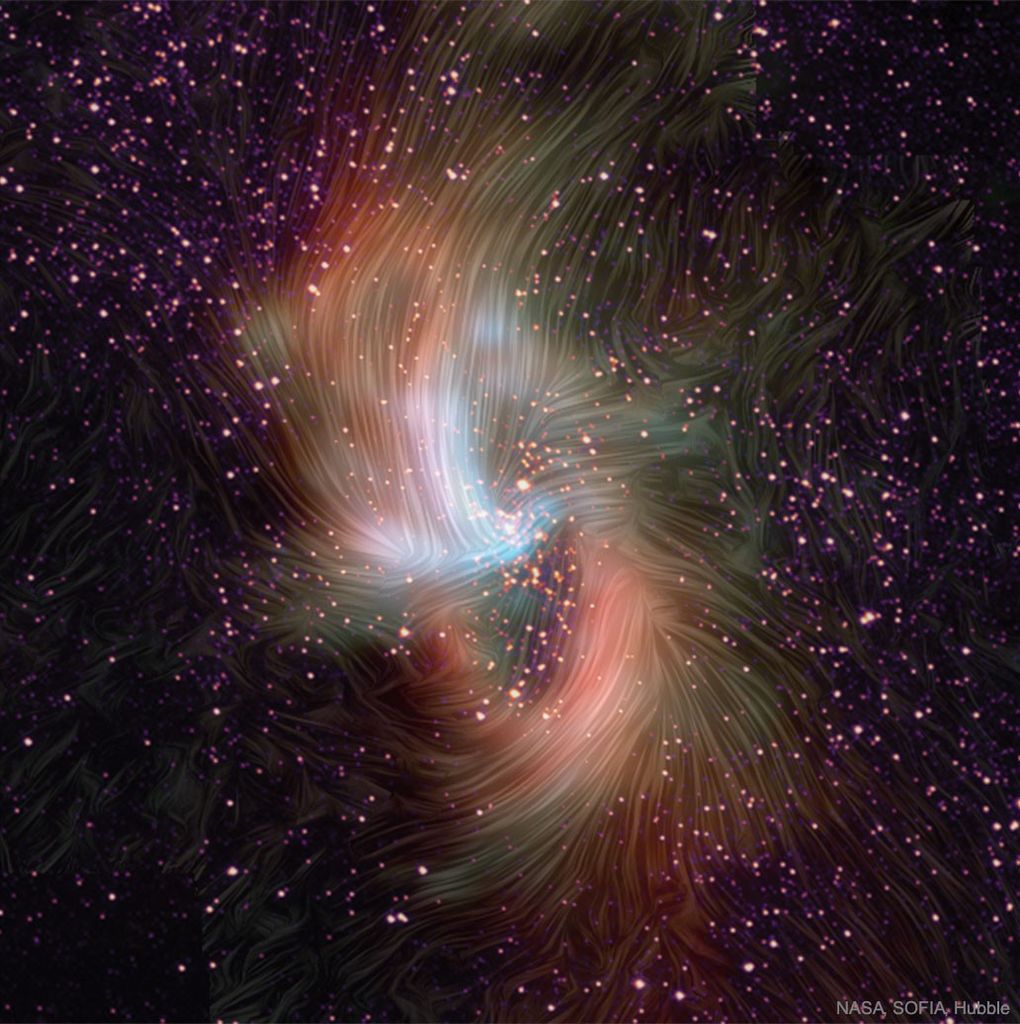 APOD: 2019 June 19 – Our Galaxy’s Magnetic Center