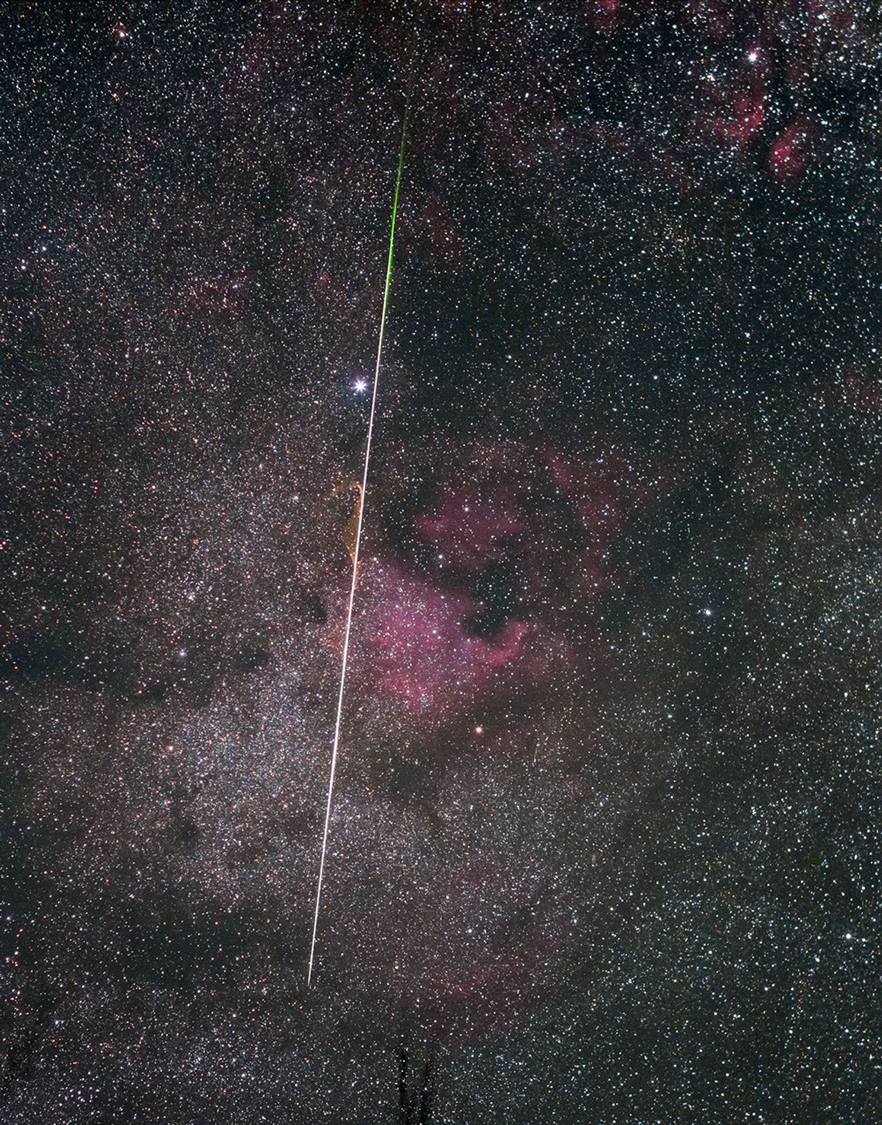 Lyrid Meteor Streak