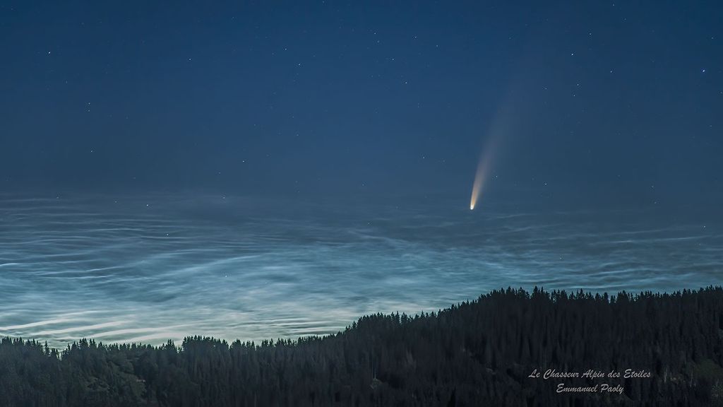 APOD: 2020 July 9 – Noctilucent NEOWISE