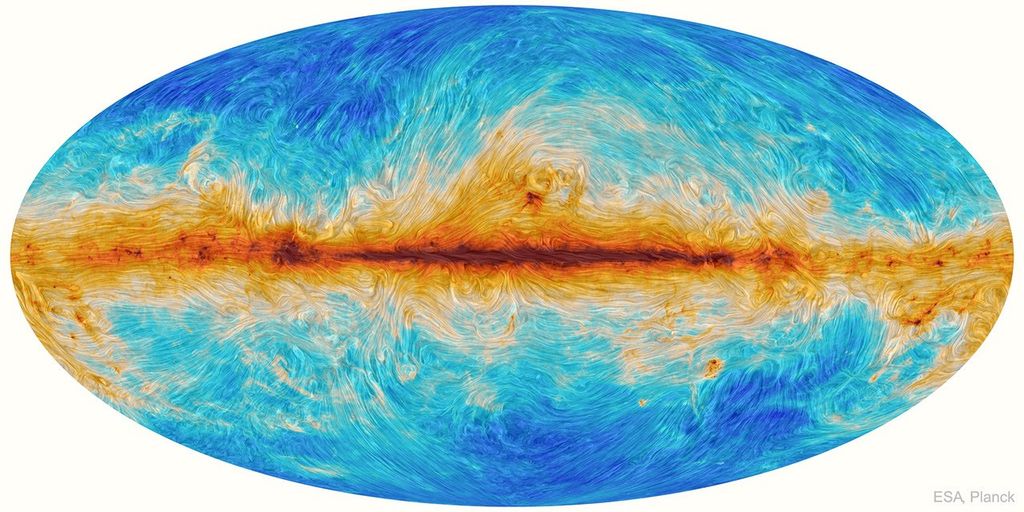 APOD: 2020 June 17 – Magnetic Streamlines of the Milky Way