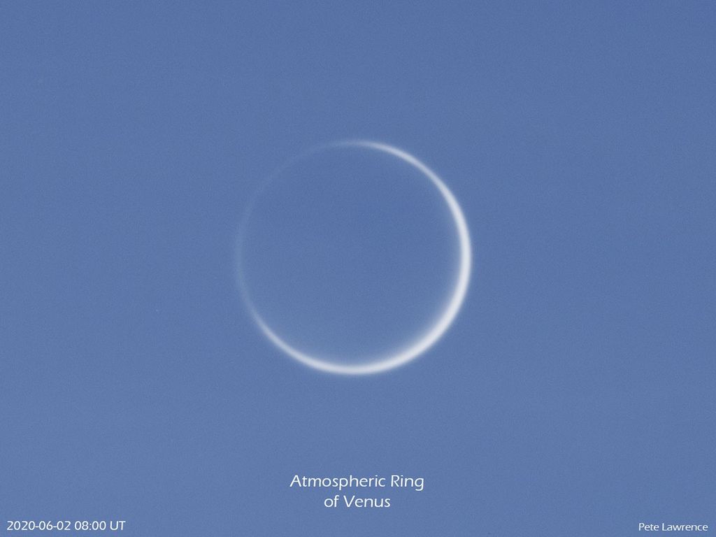 APOD: 2020 June 8 – Atmospheric Ring of Venus