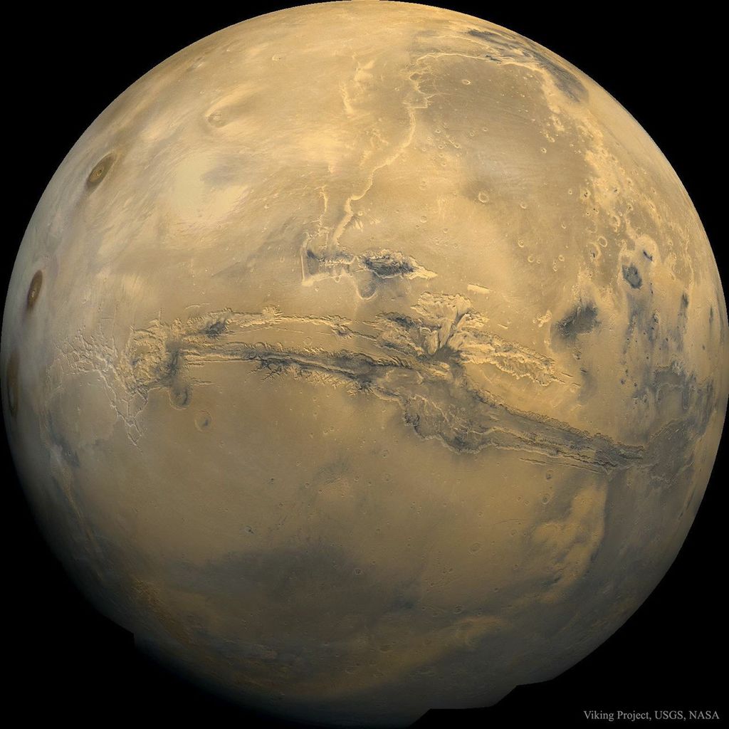 APOD: 2020 May 24 – Valles Marineris: The Grand Canyon of Mars