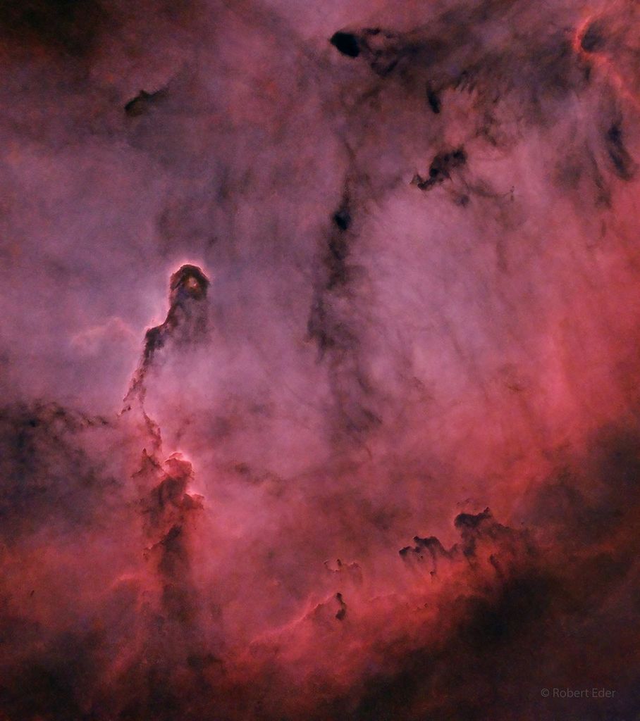 APOD: 2021 August 27 – Elephant’s Trunk and Caravan