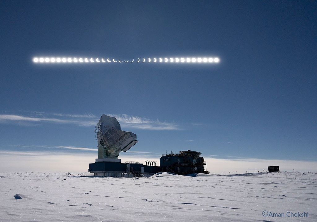 APOD: 2021 December 11 – Postcard from the South Pole