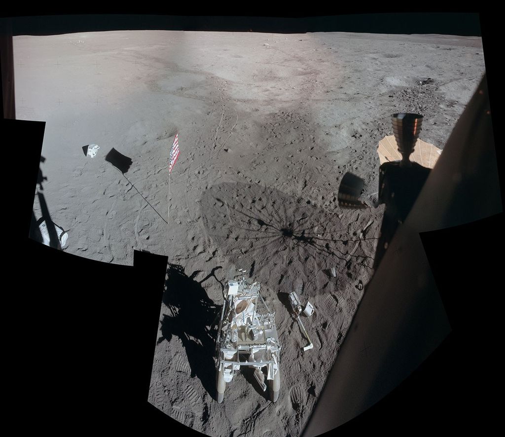 APOD: 2021 February 4 – Apollo 14: A View from Antares