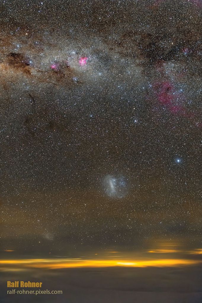 APOD: 2021 January 30 – Southern Sky at 38,000 Feet