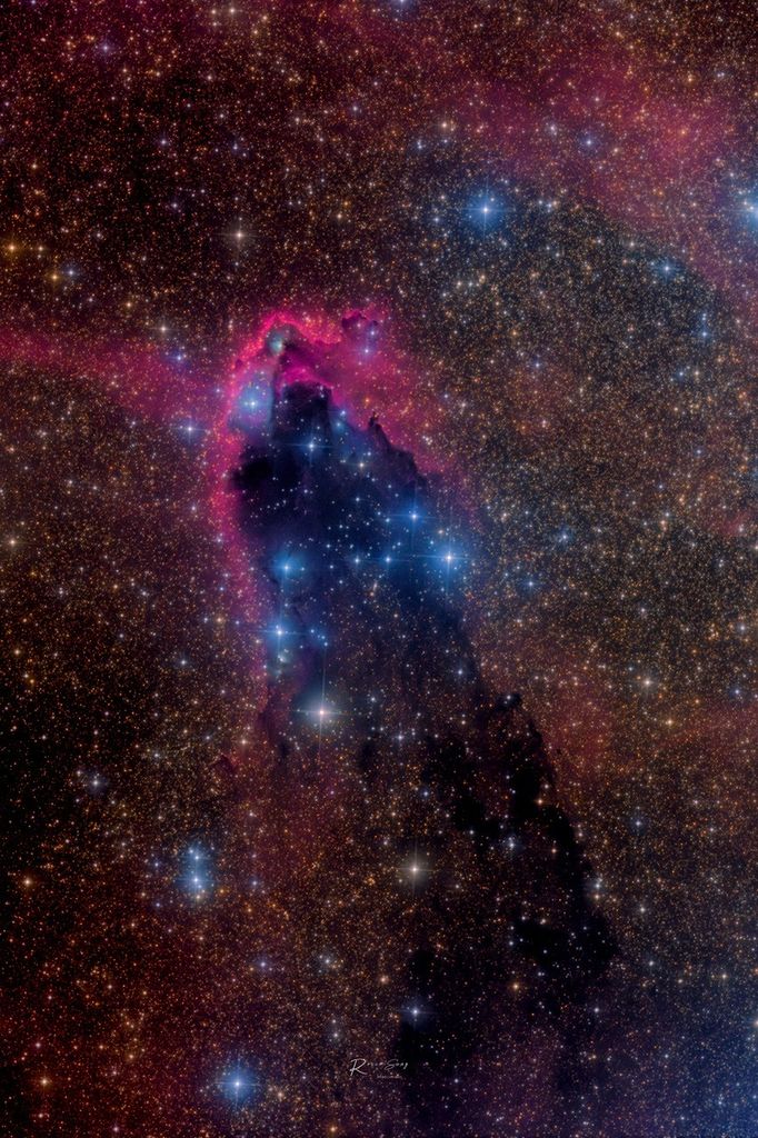 APOD: 2021 July 15 – The Dark Tower in Scorpius