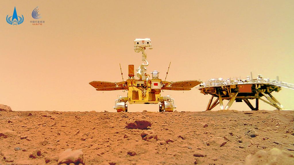 APOD: 2021 June 15 – Zhurong: New Rover on Mars