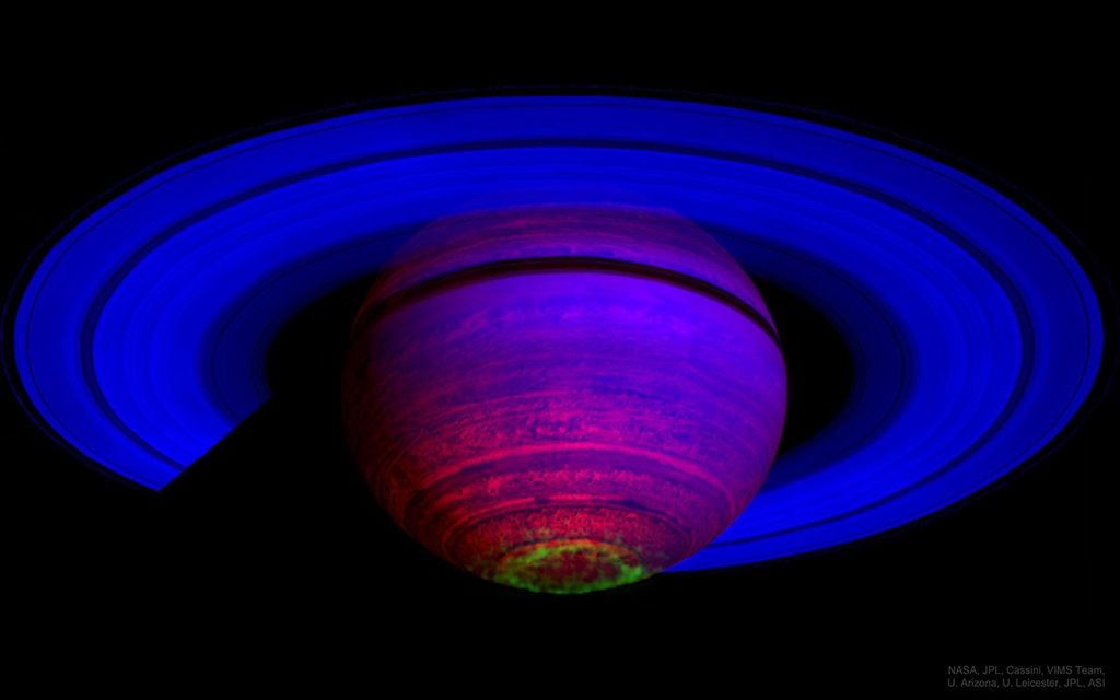 APOD: 2021 June 27 – The Dancing Auroras of Saturn