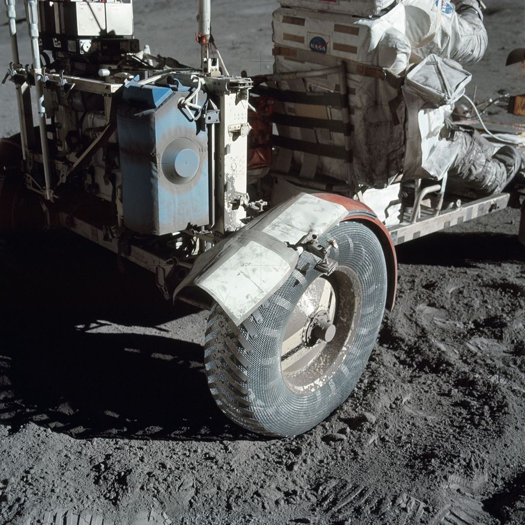 APOD: 2021 May 29 – Lunar Dust and Duct Tape