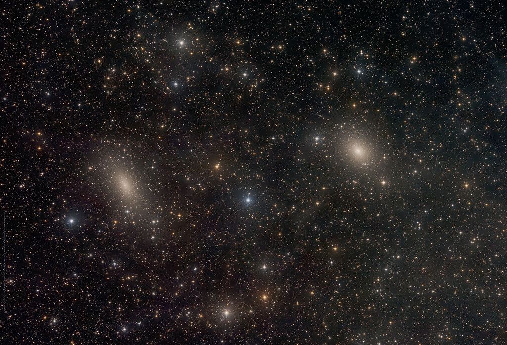 APOD: 2021 November 4 – NGC 147 and NGC 185