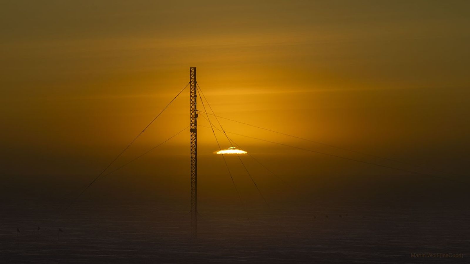 Sunrise at the South Pole