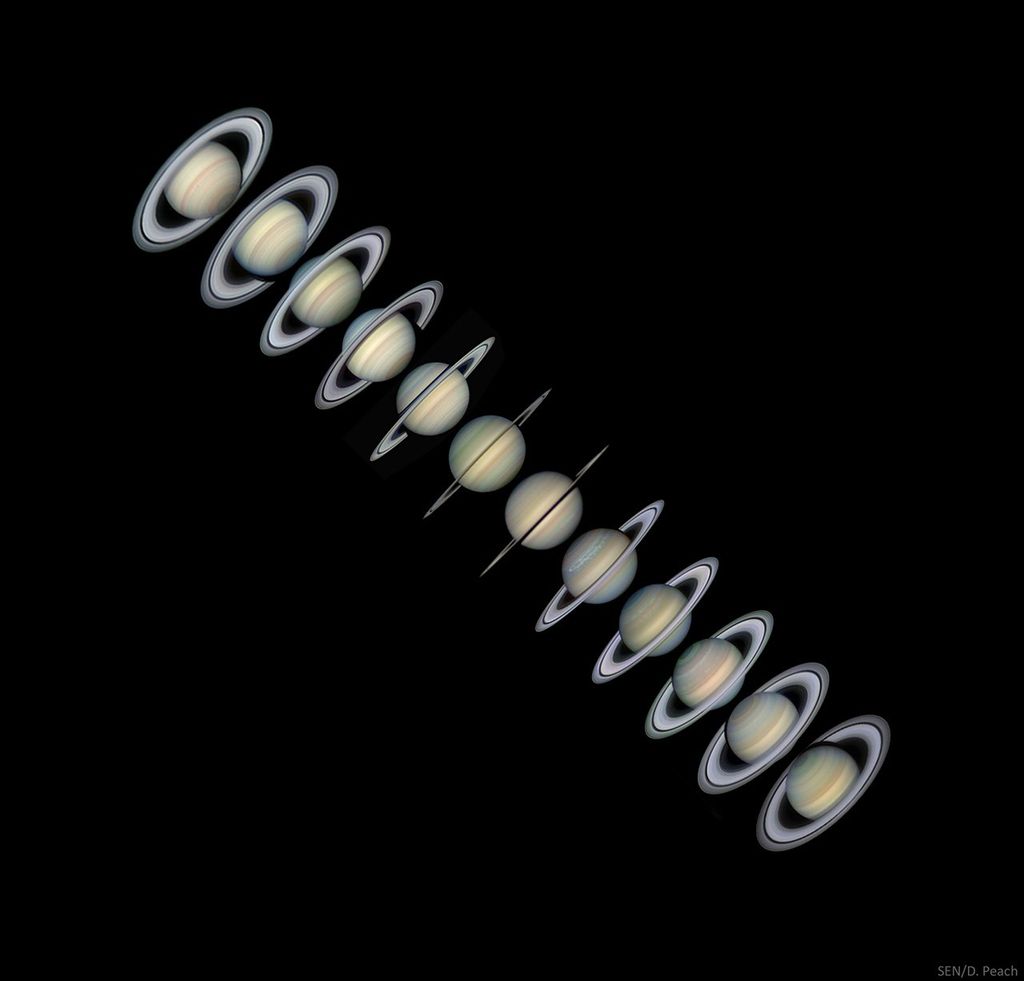 APOD: 2021 September 19 – Rings and Seasons of Saturn
