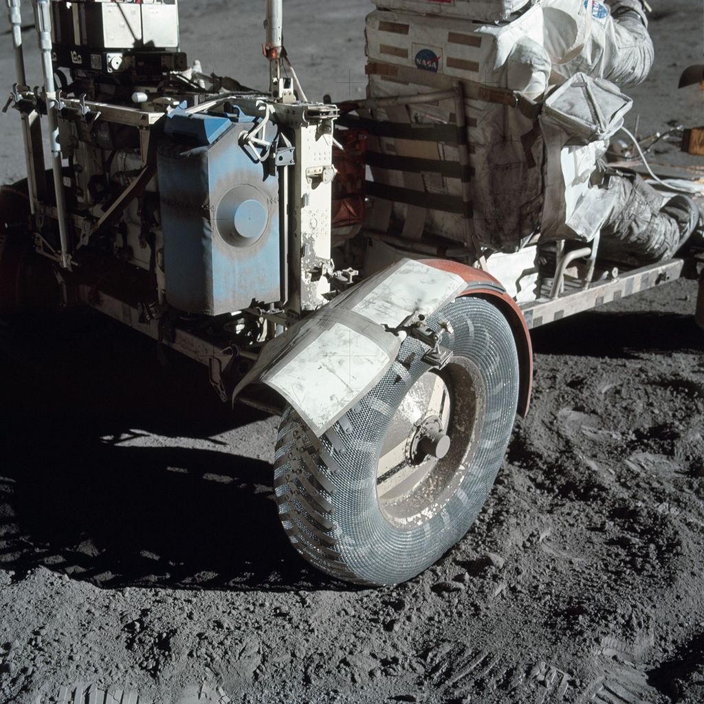 APOD: 2022 December 14 – Lunar Dust and Duct Tape