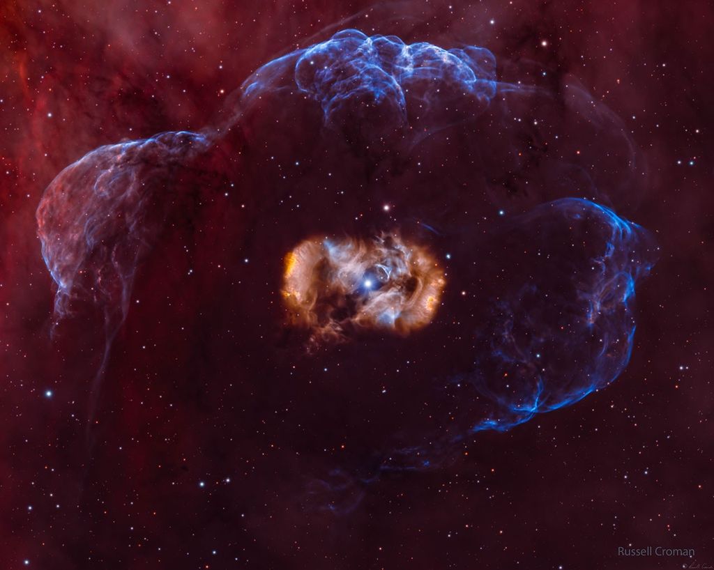 APOD: 2022 December 26 – NGC 6164: Dragon’s Egg Nebula and Halo