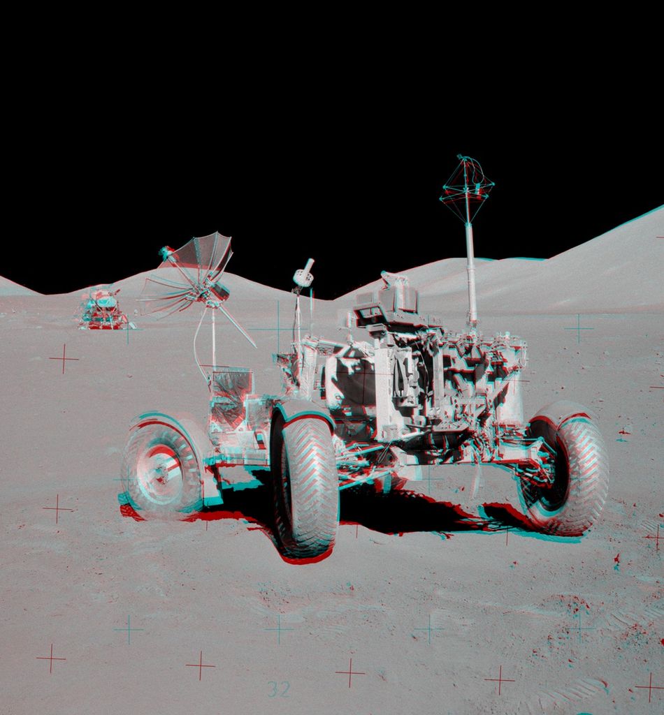 APOD: 2022 December 17 – Apollo 17 VIP Site Anaglyph
