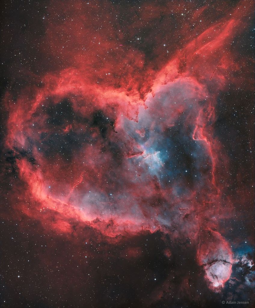APOD: 2022 February 14 – In the Heart of the Heart Nebula
