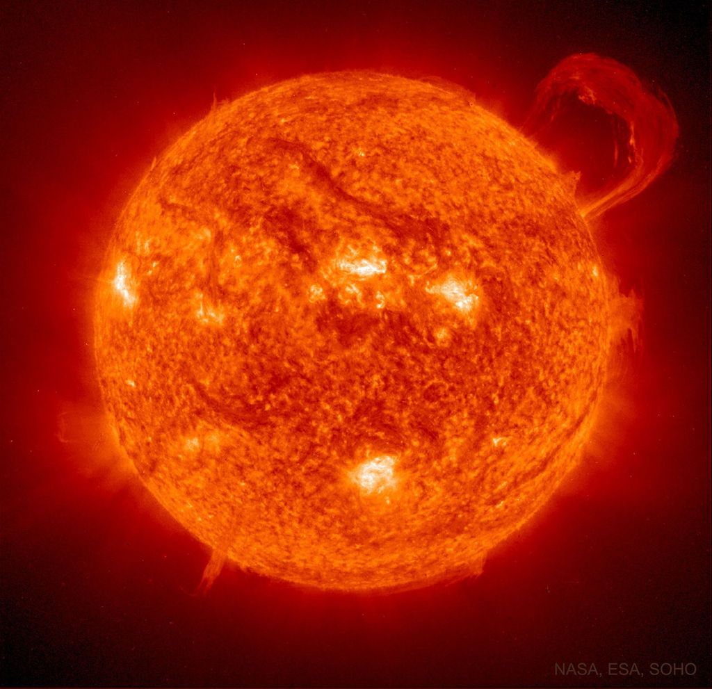 APOD: 2022 January 30 – A Solar Prominence from SOHO