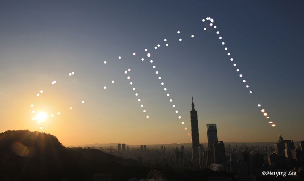 APOD: 2022 June 21 – Analemma over Taipei