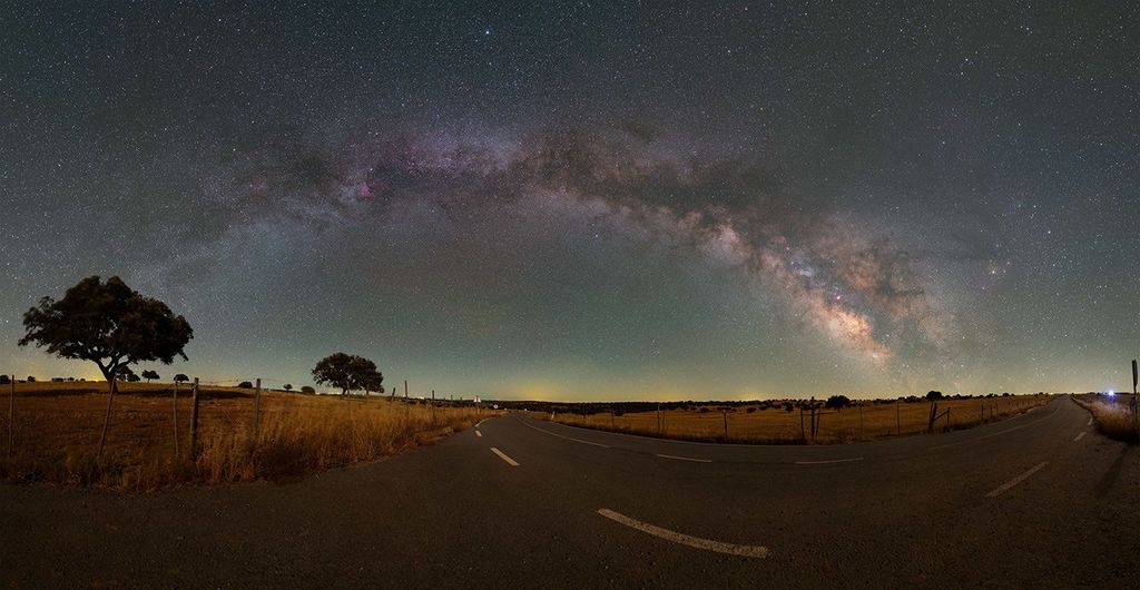 APOD: 2022 June 11 – The Road and the Milky Way