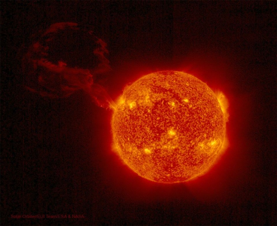 APOD: 2022 March 2 – Record Prominence Imaged by Solar Orbiter