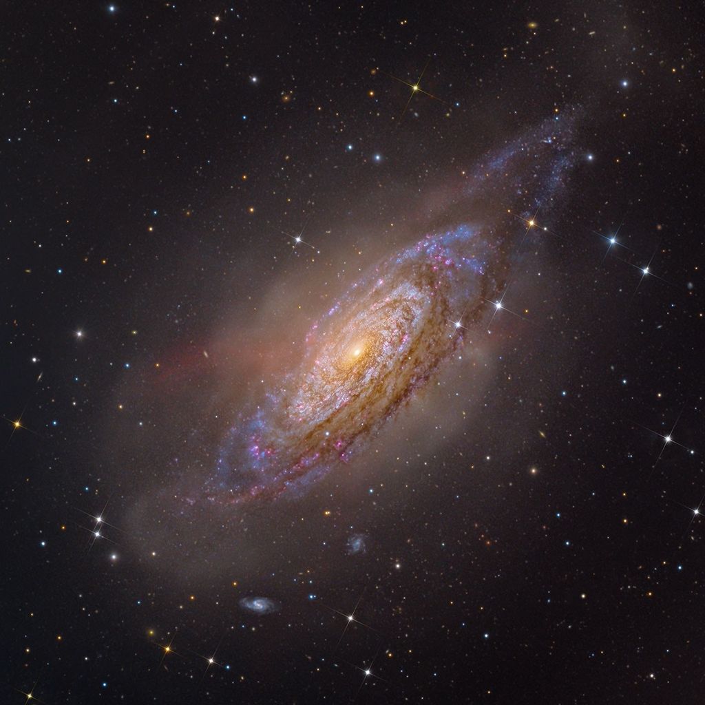 APOD: 2022 May 5 – NGC 3521: Galaxy in a Bubble