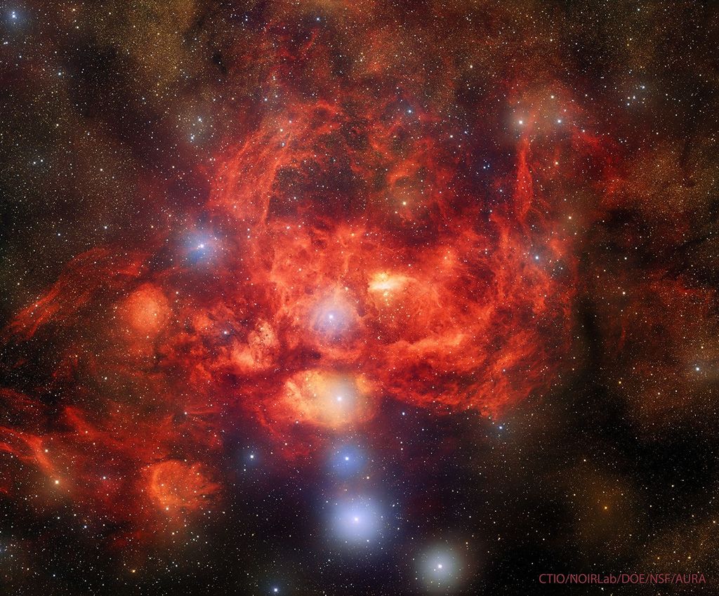 APOD: 2022 November 1 – NGC 6357: The Lobster Nebula
