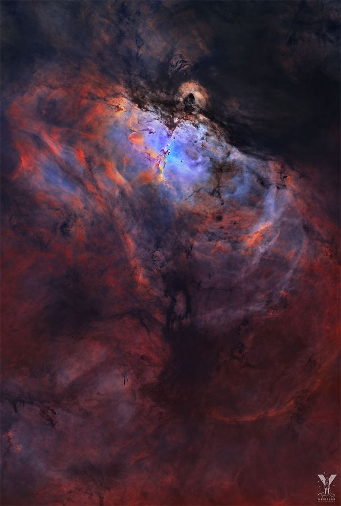 APOD: 2022 October 4 – Star Forming Eagle Nebula without Stars
