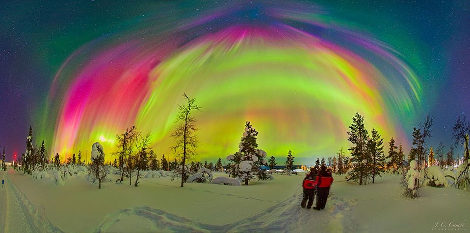 APOD: 2023 April 19 – Auroral Storm over Lapland