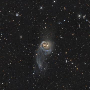 Arp 93: A Cosmic Embrace