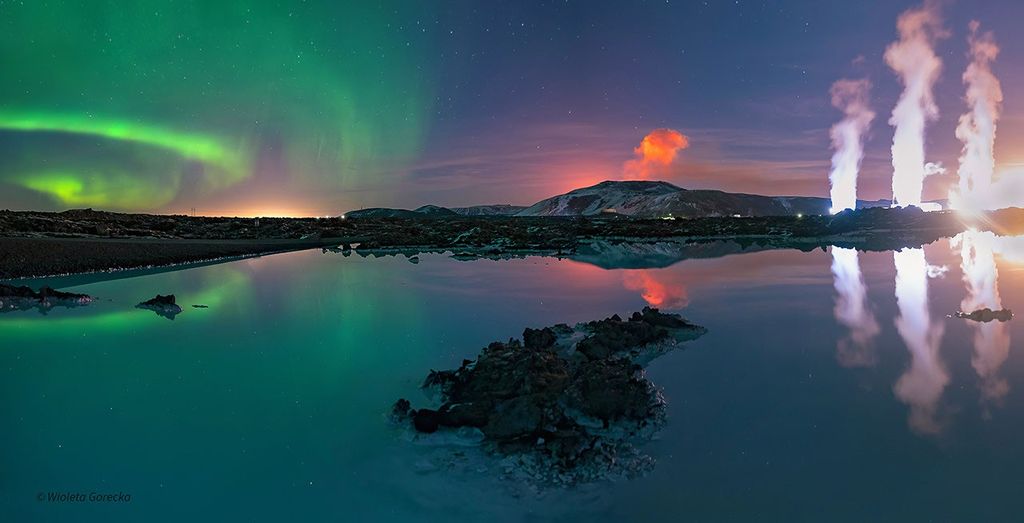 APOD: 2023 August 15 – A Triply Glowing Night Sky over Iceland