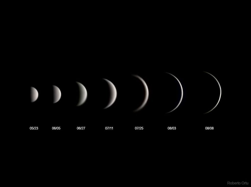 APOD: 2023 August 26 – Crescents of Venus